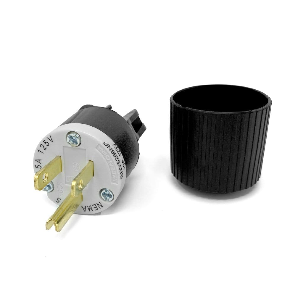 Photo of the Connector Plug Mother Bucker (Type B) MALE - (120V) for the Mother Bucker and Double Bucker by Munch Machine. 