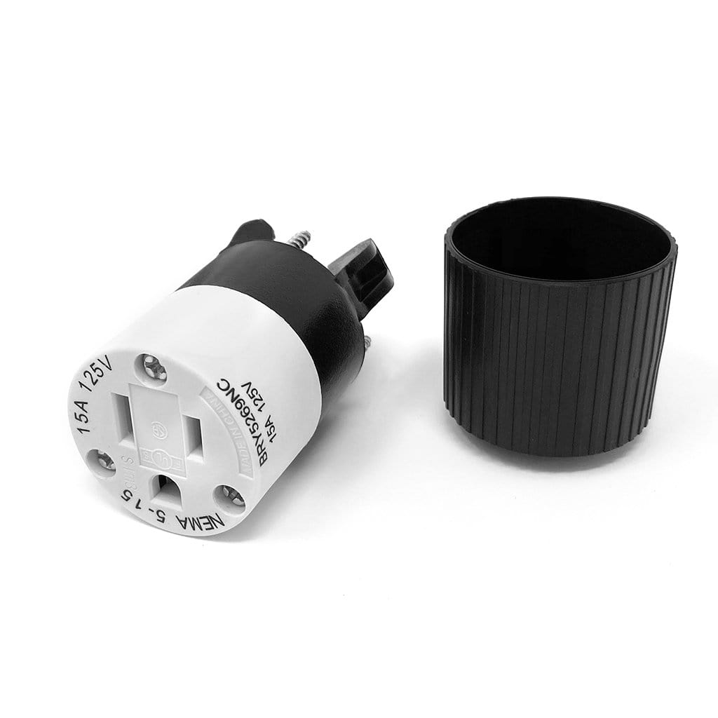 Replacement Connector Plug Double Bucker (Type B) FEMALE - USA/CAN/Central America (120V) for Mother Bucker and Double Bucker by Munch Machine